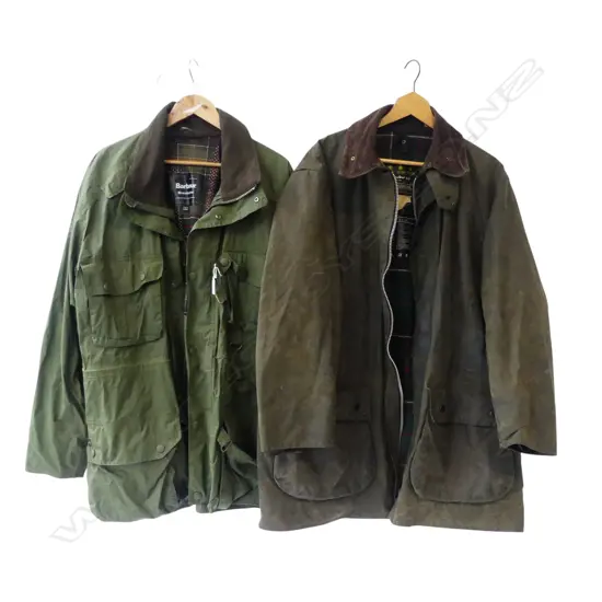2  VINTAGE BARBOUR JACKETS - SIZE XL