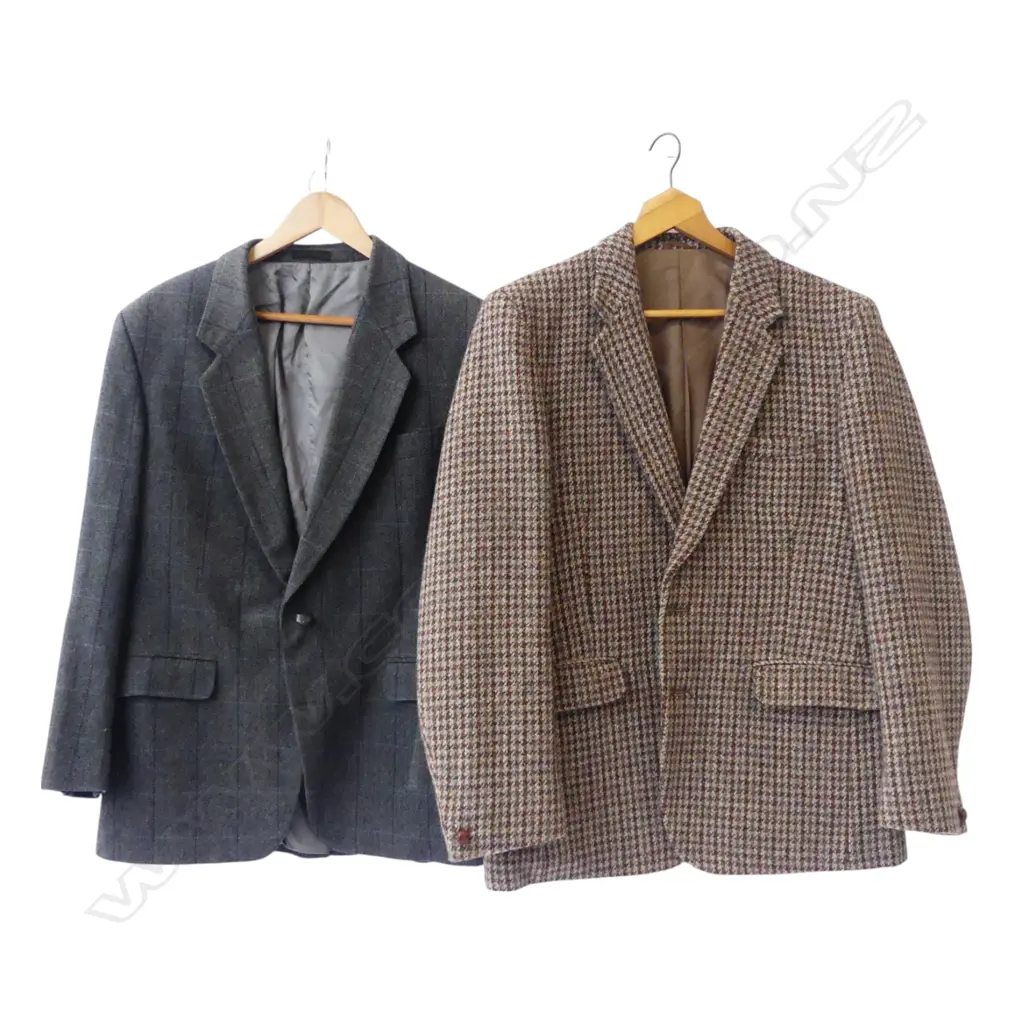 VINTAGE CAMBRIDGE SUIT JACKET + VINTAGE TWEED SUIT JACKET by HARVIS TWEED FOR SMITH & CAUGHEY Image 1++