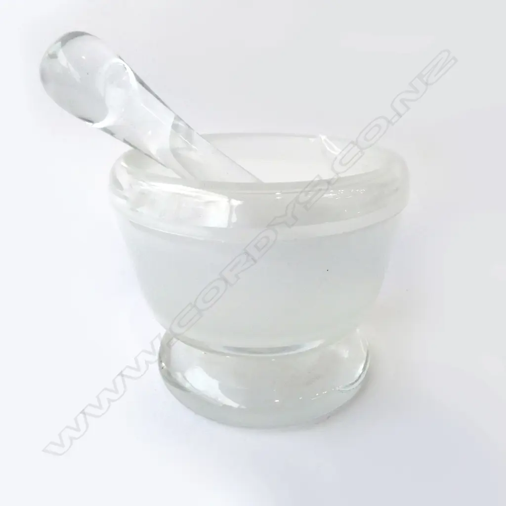 GLASS MORTAR & PESTLE Image 1++