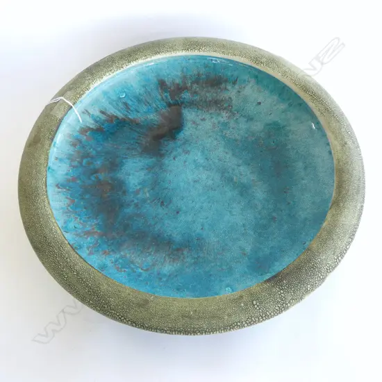 LARGE CHUN GLAZE POTTERY BOWL Dia.480mm 