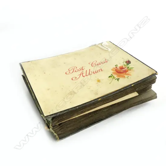 ALBUM OF VINTAGE POSTCARDS: Military + NZ + Scotland + beauties etc. Noted: 'Most of these cards...