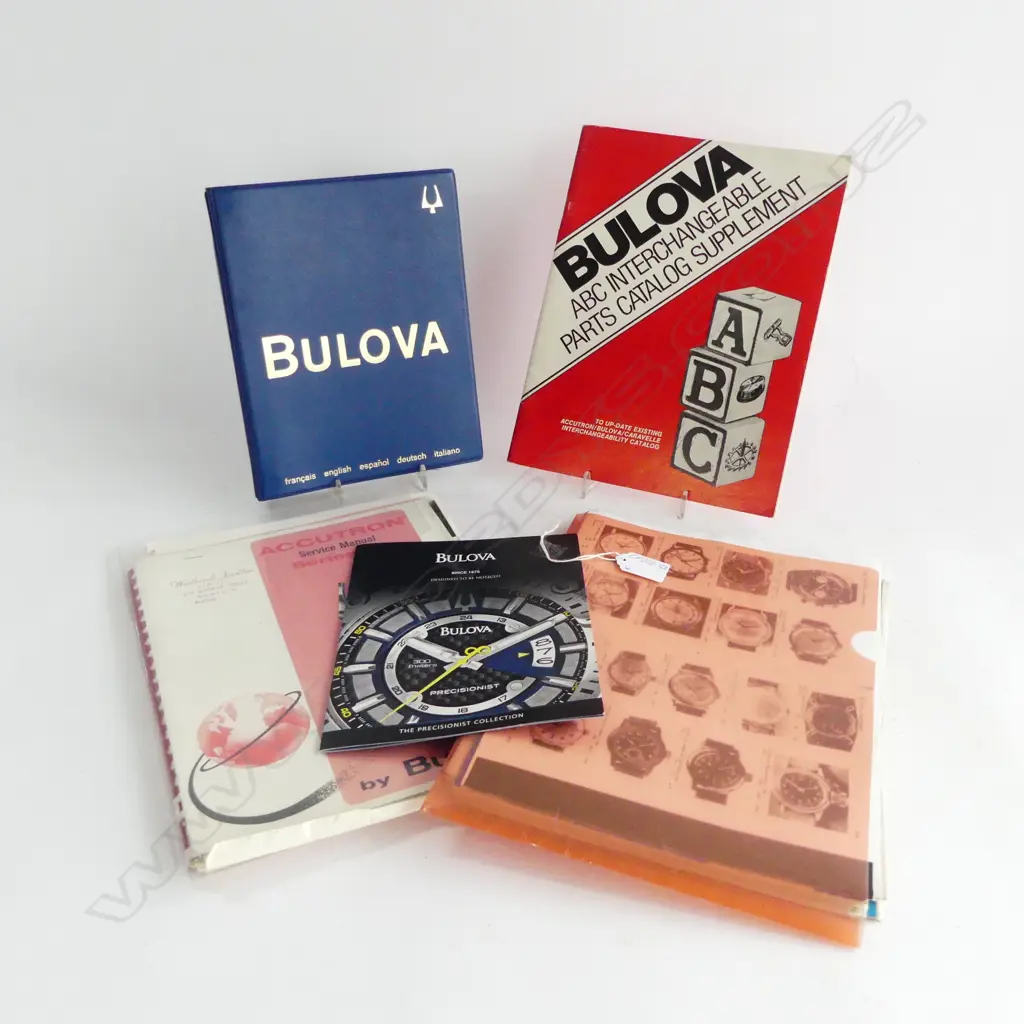 ASST. VINTAGE BULOVA WATCH Co. CATALOGUES + INFORMATION FOLDER + PAMPHLETS ETC  Image 1++