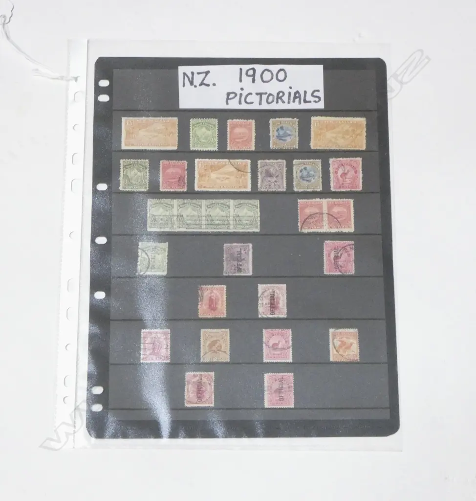 NZ 1900 PICTORIAL STAMPS Image 1++