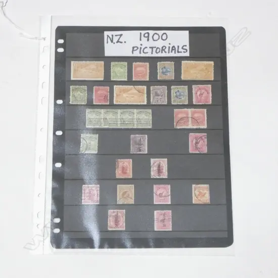 NZ 1900 PICTORIAL STAMPS