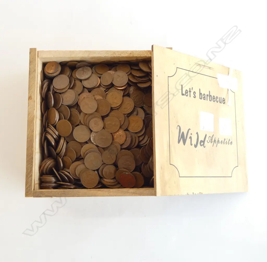 4.5KG NZ 1 & 2c COPPER COINS Image 1++