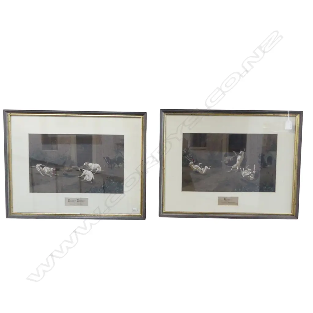 STANLEY BERKLEY, 'GONE II' & 'GONE III', COLOURED LITHO, 235x380mm Image 1++