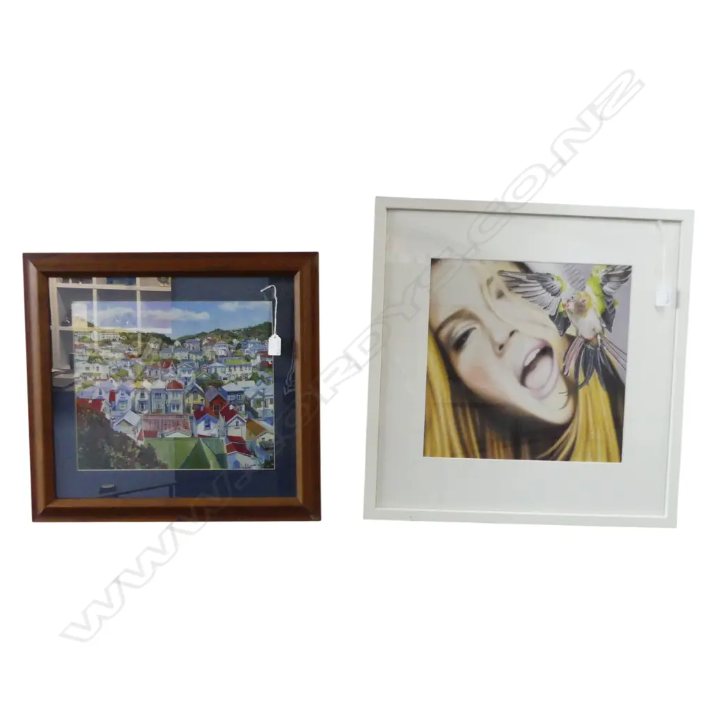 2 PRINTS; MELISSA SHARPLIN 340x345mm, MARIANNE MUGGERIDGE 'SUMMERTIME WELLINGTON' 290x345mm Image 1++