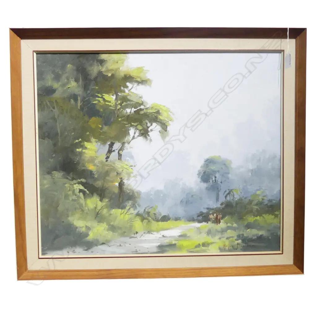 WAYNE SINCLAIR, MORNING IN THE MAMAMUKU RIVER, OIL ON BOARD, 490x600mm Image 1++