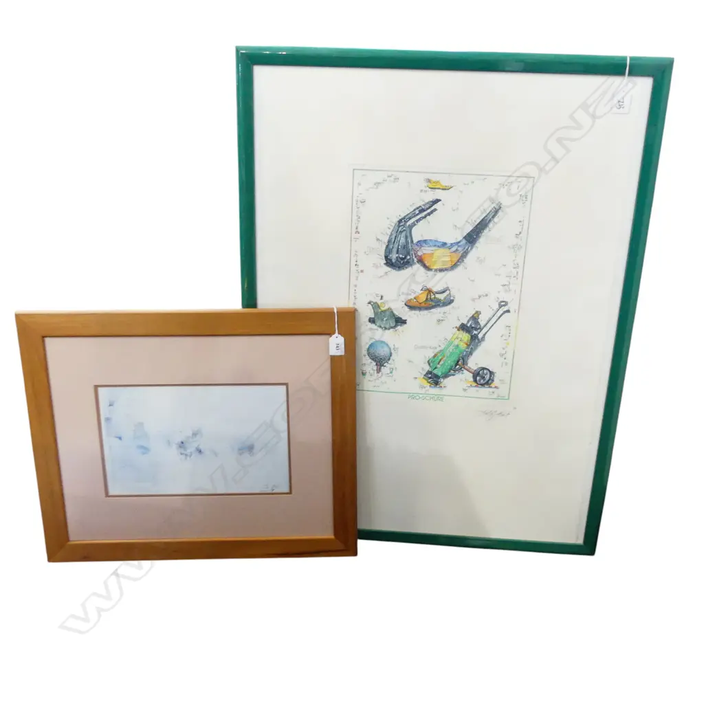 2 FRAMED OILS 570x800mm + 2 PRINTS Image 1++