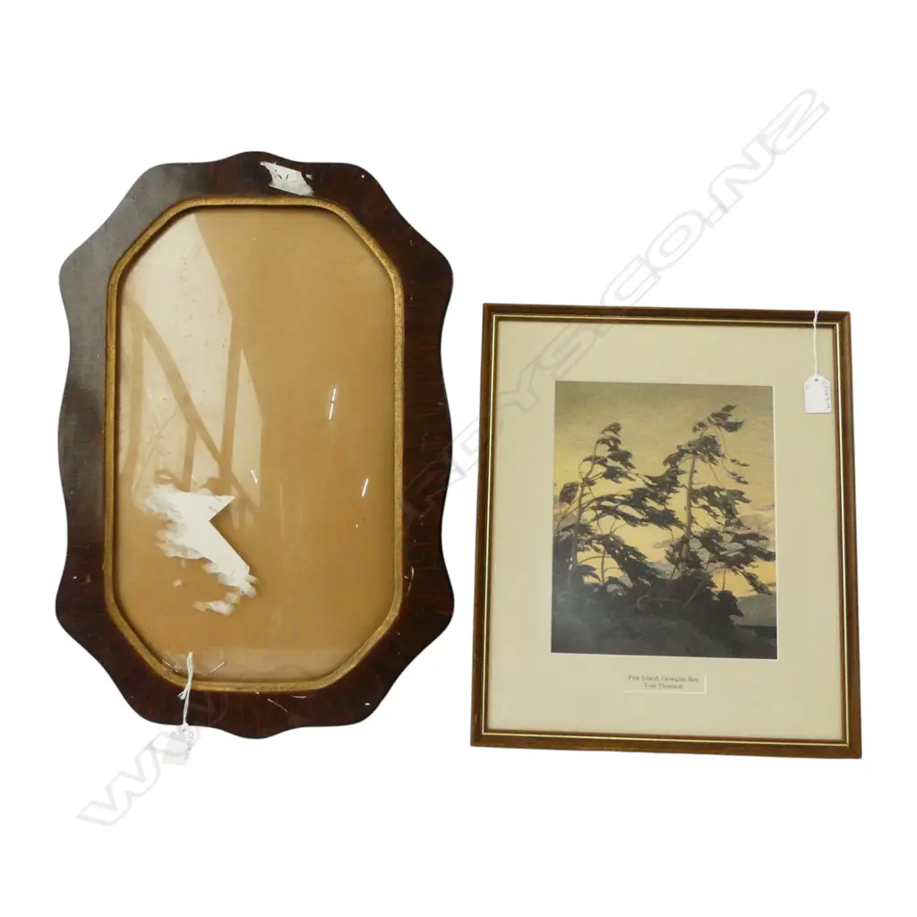 CONCAVE PICTURE FRAME H.540 + TOM THOMSON PRINT 375x315mm Image 1++
