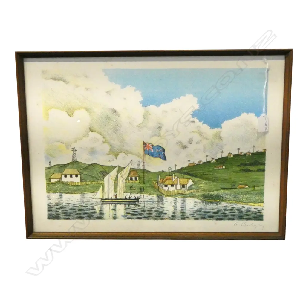 GEORGE BALOGHY (NZ b.1950), LANDSCAPE PRINT 22/50 365x520mm Image 1++