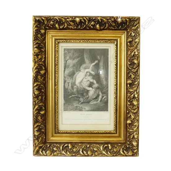 FRAMED SHAKESPEAREAN VINTAGE PRINT 270X165mm