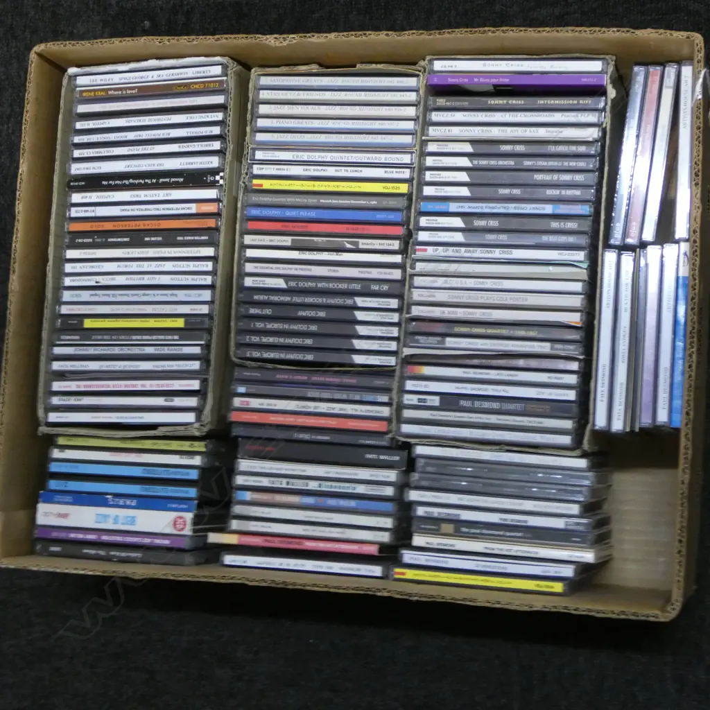 LOT ASST JAZZ CDS VARIOUS ARTISTS Provenance: Ex Collection Wellington Choy Image 1++