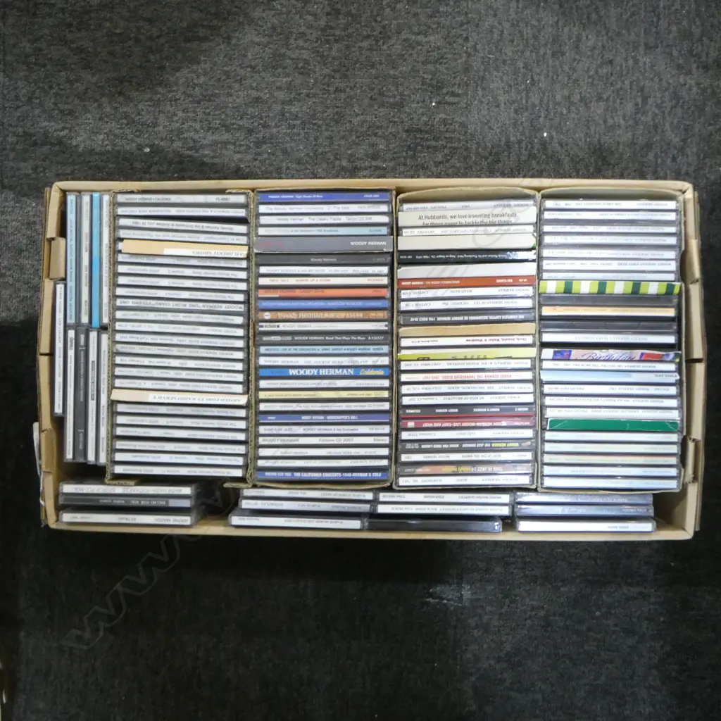 LOT ASST JAZZ CDS WOODY HERMAN ETC Provenance: Ex Collection Wellington Choy Image 1++