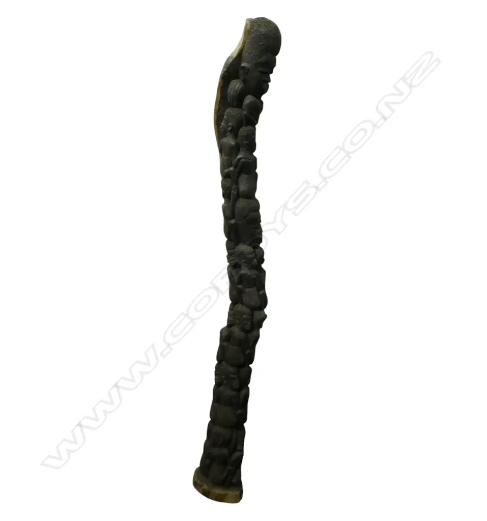 Heavy Blackwood carving from Tanzania H.1420mm Image 1++
