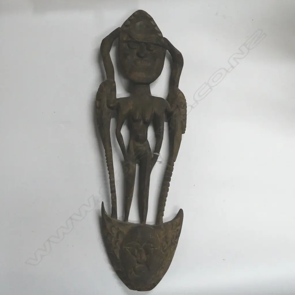 PNG CARVED HOOK FIGURE  H.825mm Image 1++