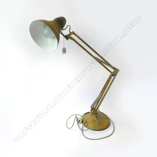 GOLD SUPERLUX ANGLE POISE LAMP