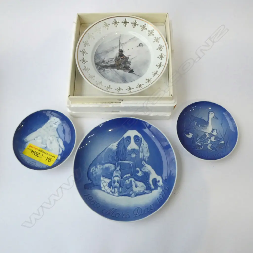 4 ROYAL COPENHAGEN PLATES  Image 1++
