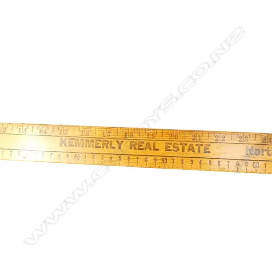 VINTAGE REALTORS RULE 120cm