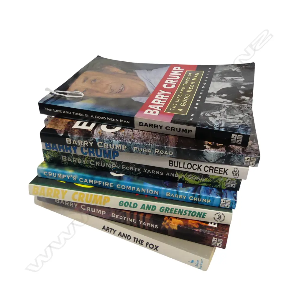 8 BARRY CRUMP BOOKS Image 1++