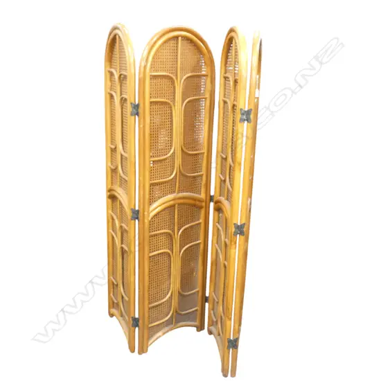 RATTAN AND CANEWORK SCREEN H.1660mm