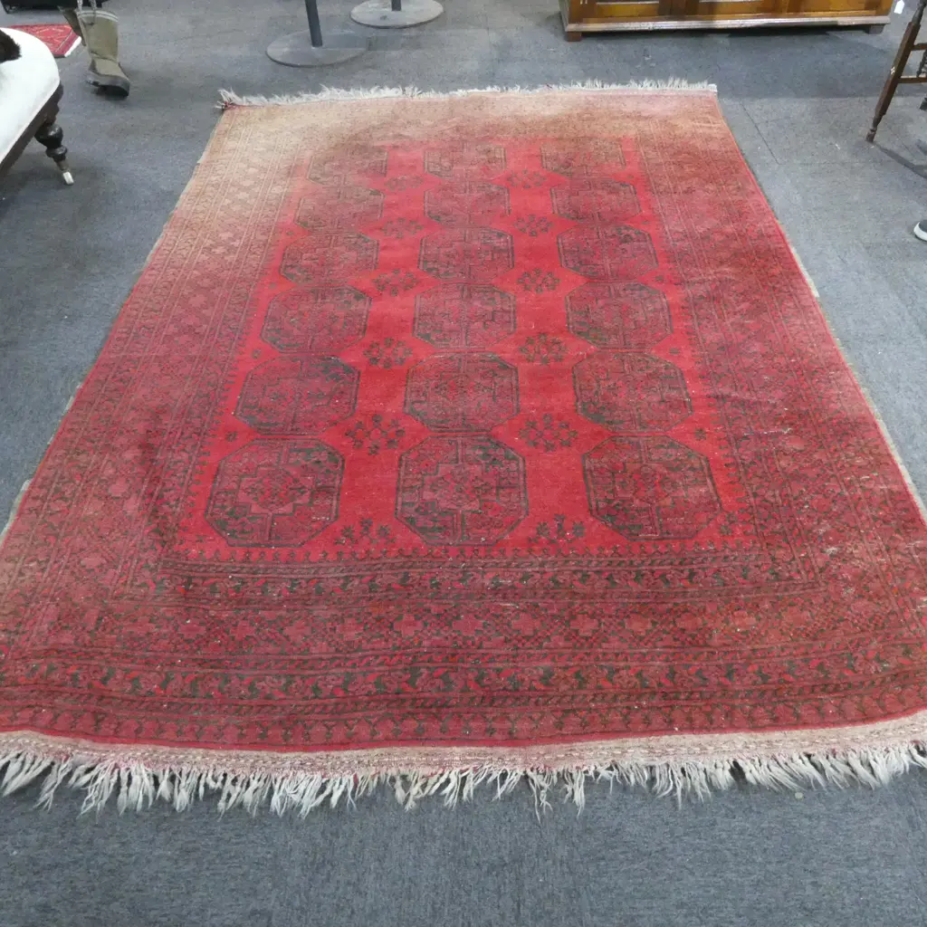 HAND KNOTTED ALL WOOL RUG 2900x2050mm Image 1++