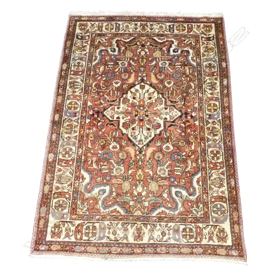 HAND KNOTTED WOOL PILE RUG 1880x1350mm