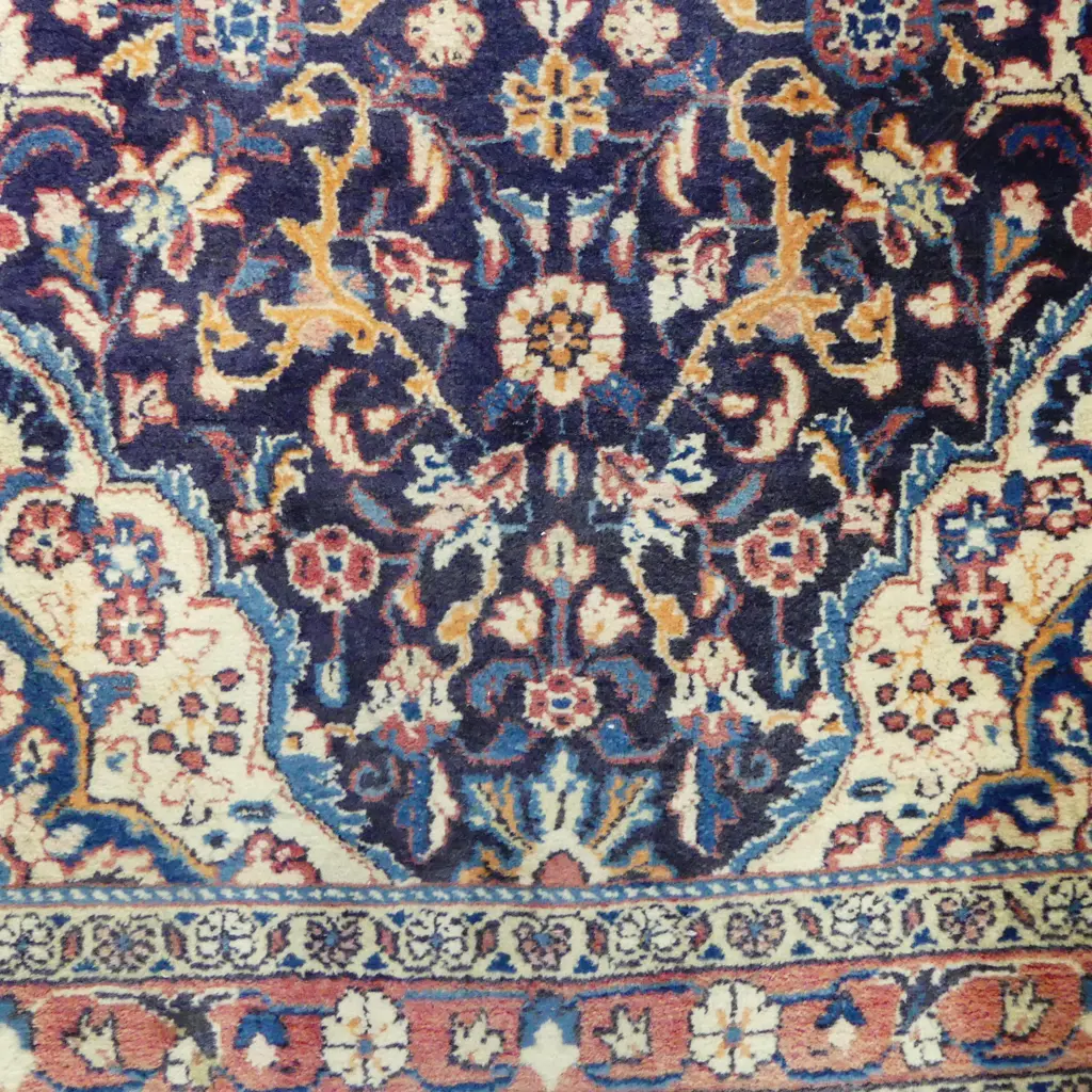 HAND KNOTTED WOOL PILE MAHAL IRANIAN YOLLUK RUNNER 5140x1190mm original tag $4,400 Image 1++