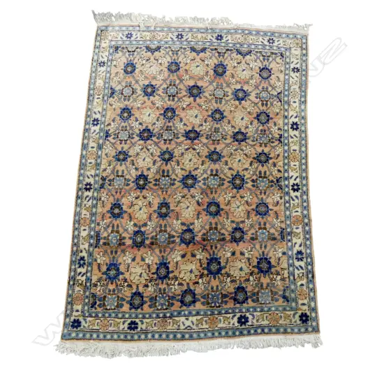 HAND KNOTTED WOOL PILE RUG 1500x1050mm