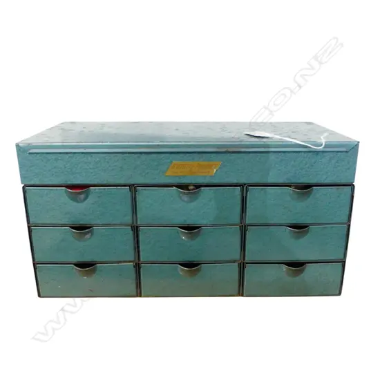 INDUSTRIAL DRAWERS W. SOME SEWING CONTENTS 360X185mm