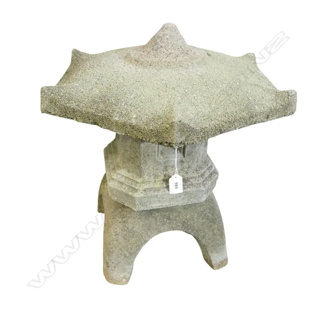 CONCRETE JAPANESE PAGODA GARDEN ART Image 1++