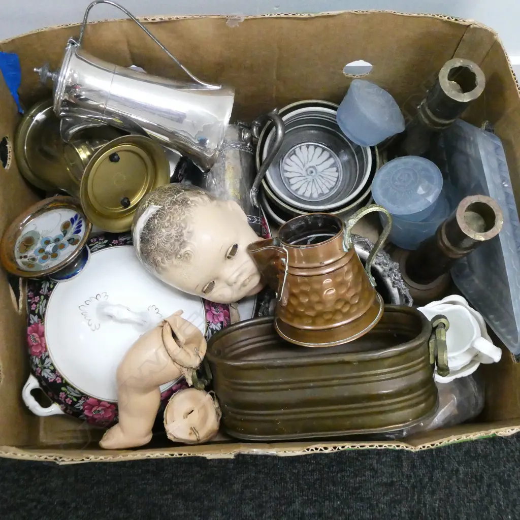 ASSTD COLLECTABLES; CHINA, COPPER, EP ETC Image 1++