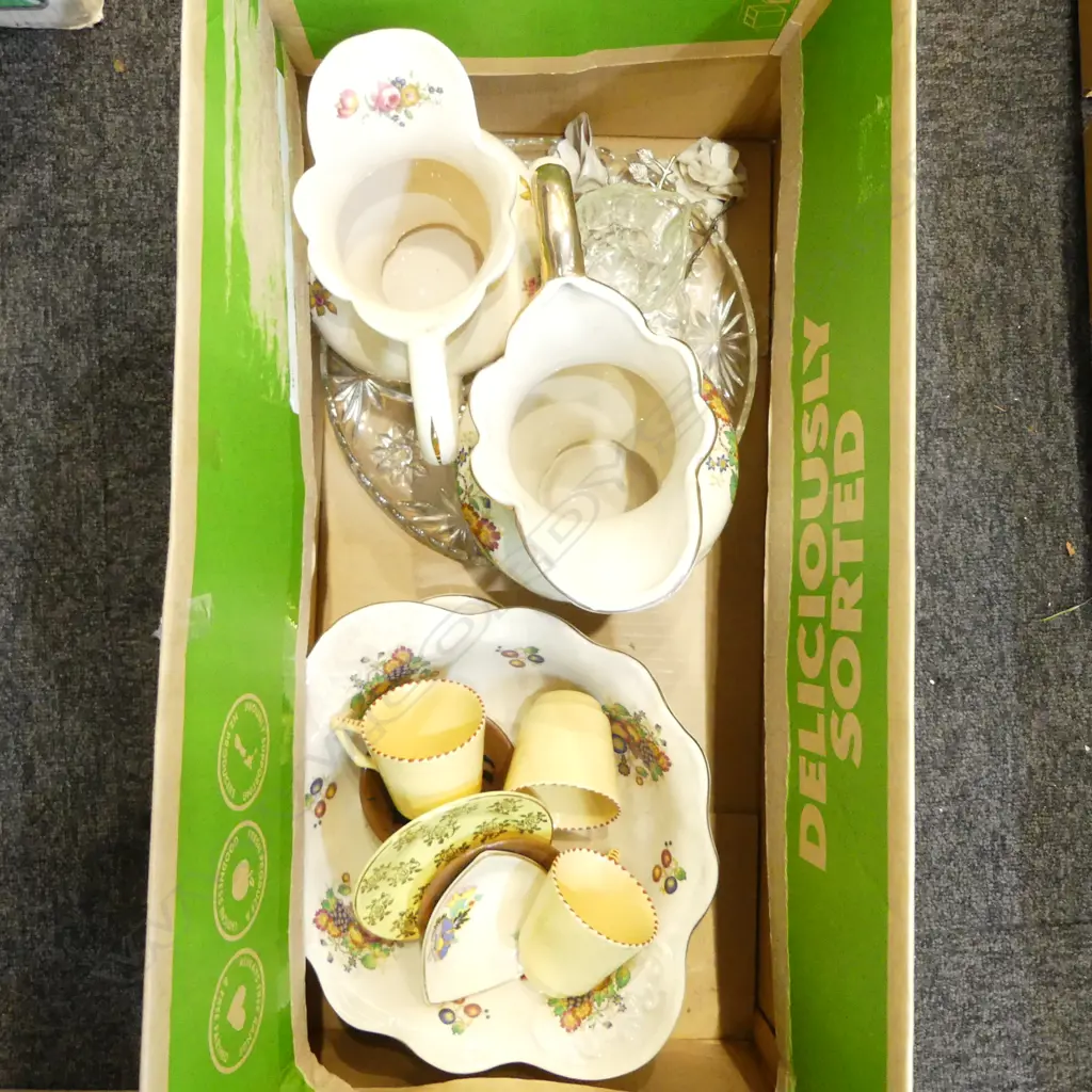 ASST. STAFFORDSHIRE IRONSTONE (FAULTS), ASST. CHINA, GLASS, etc Image 1++