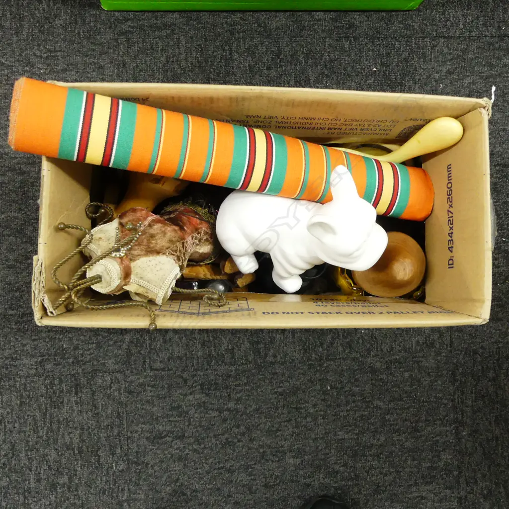 FABRIC, WHITE CERAMIC BULL DOG, MANNEQUINS ETC Image 1++