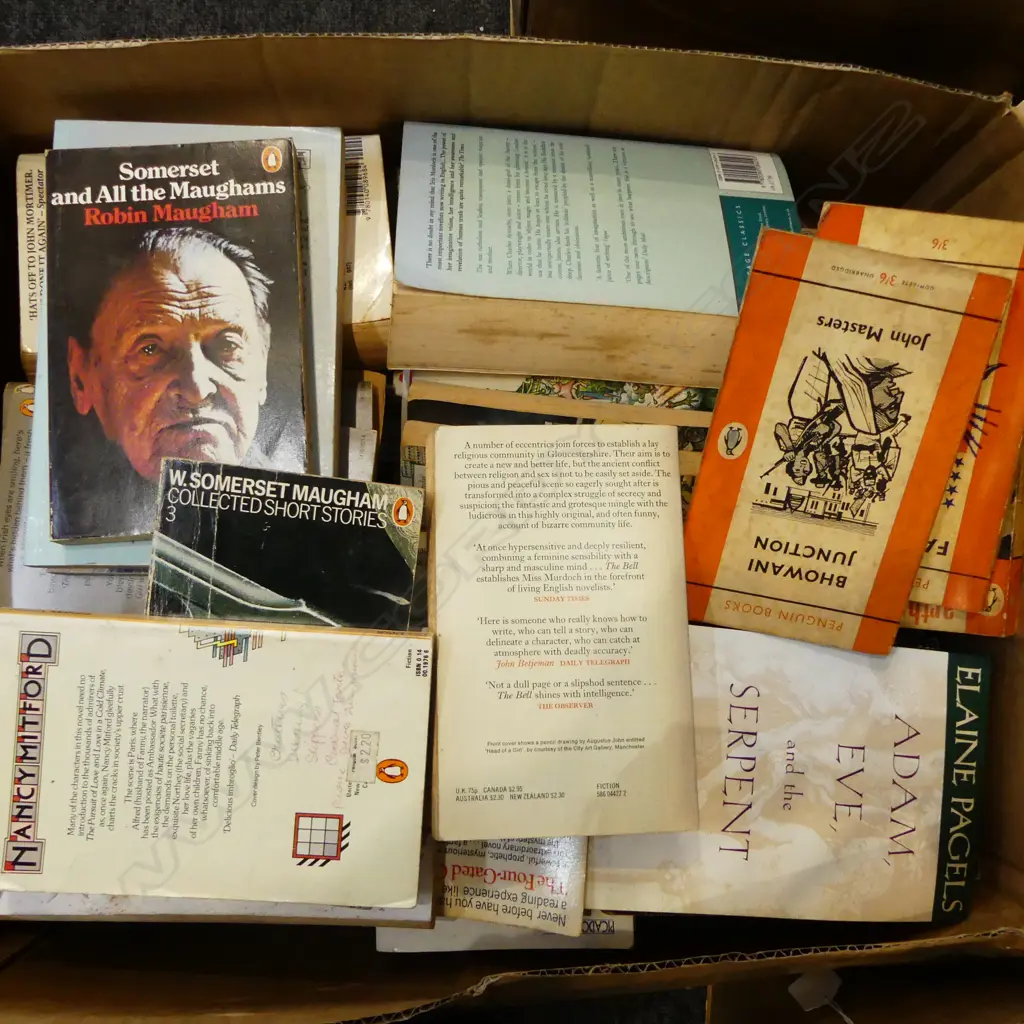 ASST. PAPERBACK NOVELS; PENGUINS ETC Image 1++