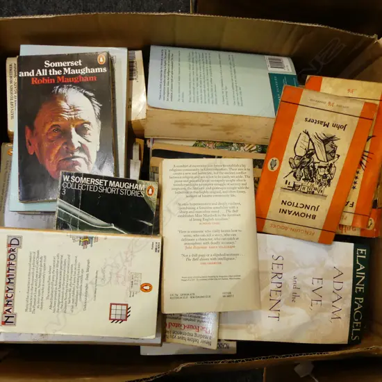 ASST. PAPERBACK NOVELS; PENGUINS ETC