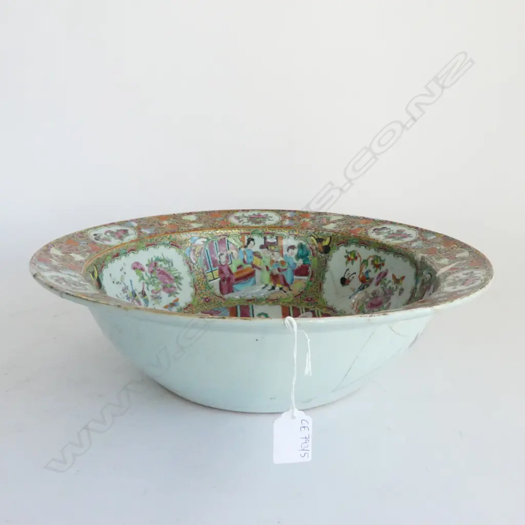 LG FAMILLE ROSE BOWL, REPAIRS 410mm dia Image 1++