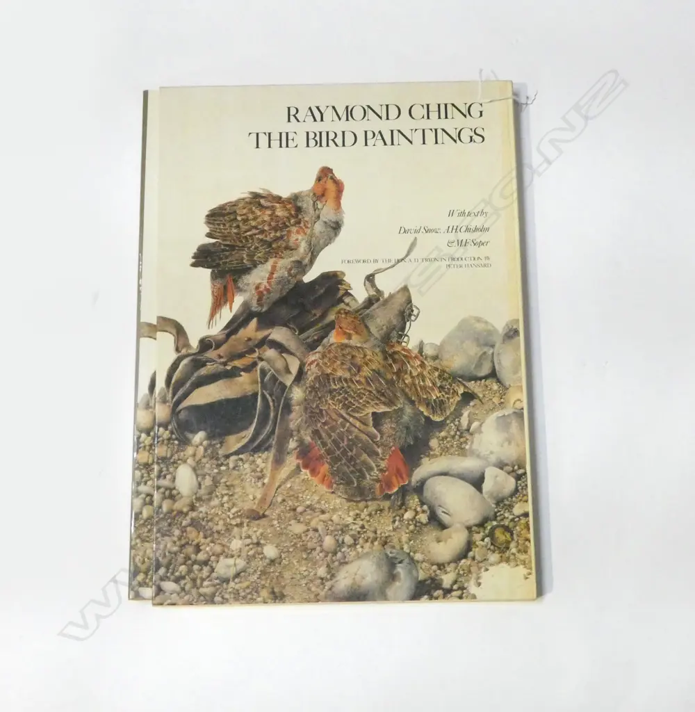 RAYMOND CHING THE BIRD PAINTINGS BOOK IN SLIP CASE  Image 1++