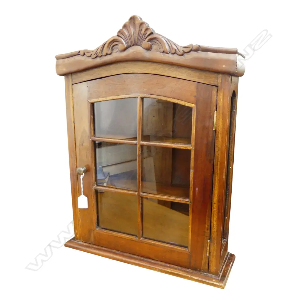 WOODEN DISPLAY CABINET 460x140x595mm Image 1++