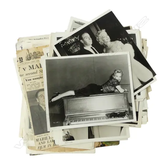 MARILYN MONROE ORIGINAL FILM STILLS 'LETS MAKE LOVE' NEWS REPORTS ETC