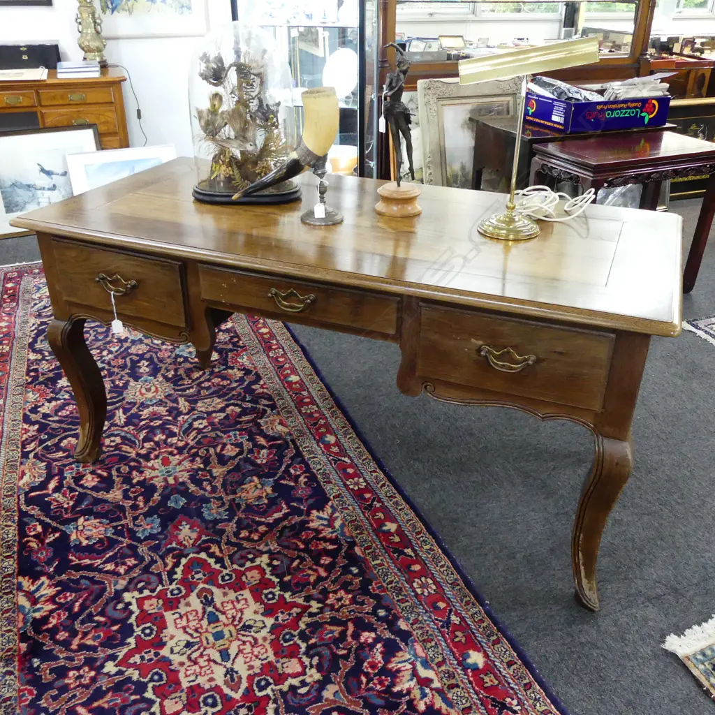 EUROPEAN WALNUT DESK 1540 x 750mm Image 1++