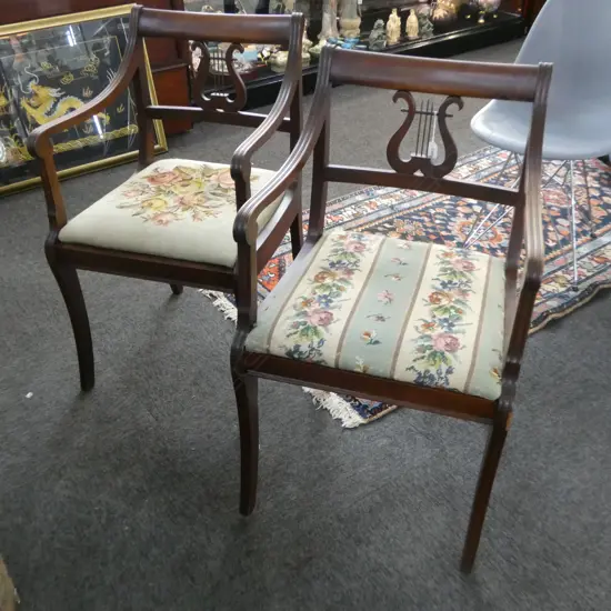 PR REGENCY STYLE ARMCHAIRS