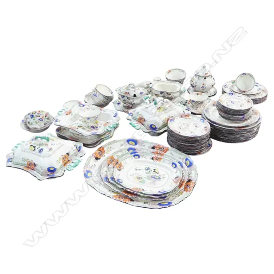 LARGE DINNER SET OF MASONS PERSIANA