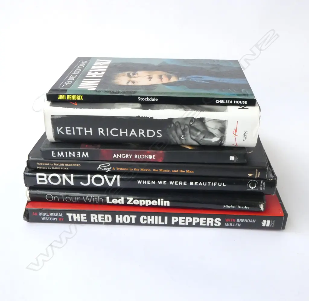 7 ROCK MUSIC BOOKS Image 1++