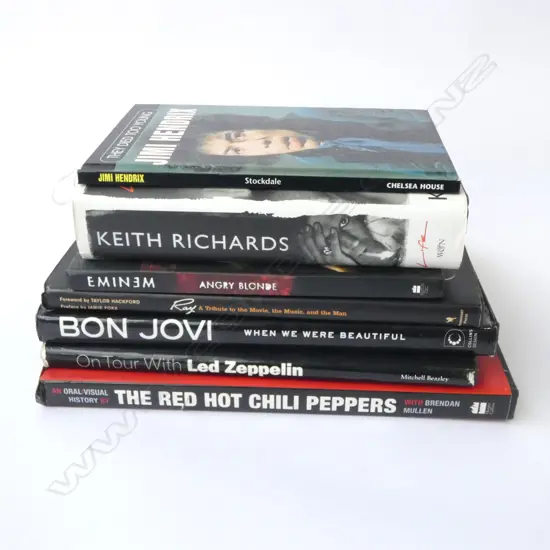 7 ROCK MUSIC BOOKS