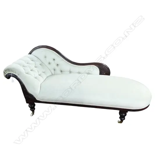 LATE VICTORIAN CHAISE LOUNGE L.1900mm