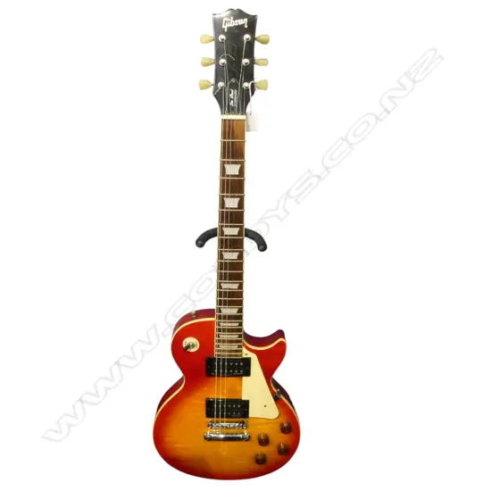 GIBSON 'LES PAUL' ELECTRIC GUITAR #017160651 L.1020mm + STAND PROVENANCE UNKNOWN