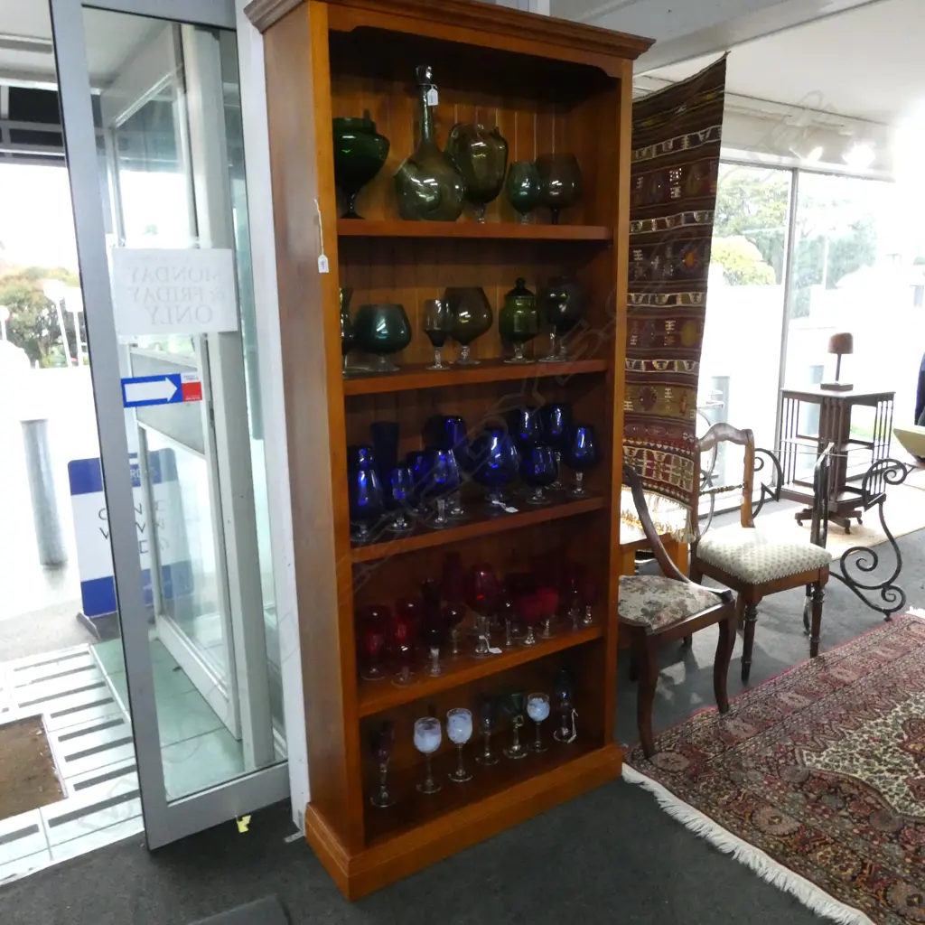 WOODEN BOOKSHELF 980x310x2130mm Image 1++