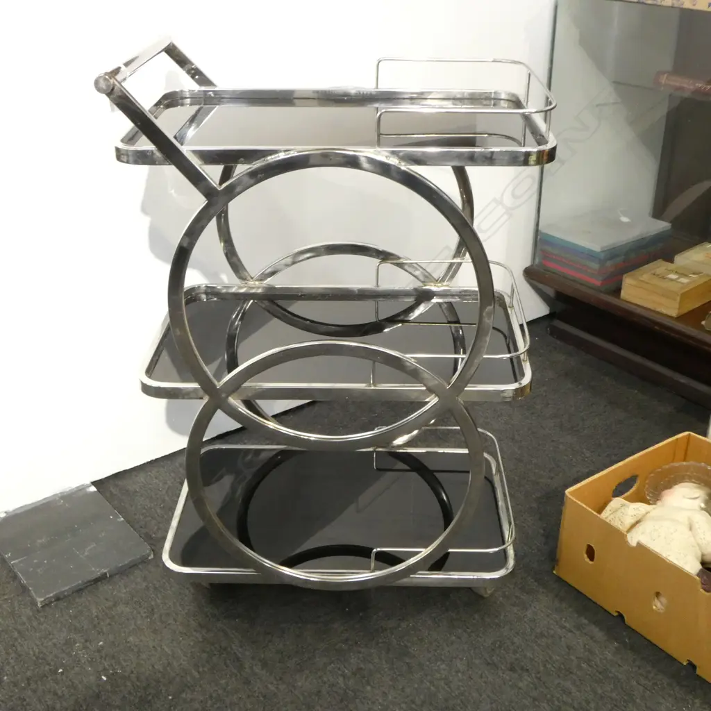 DECO STYLE DRINKS WAGON 650x450x1005mm Image 1++