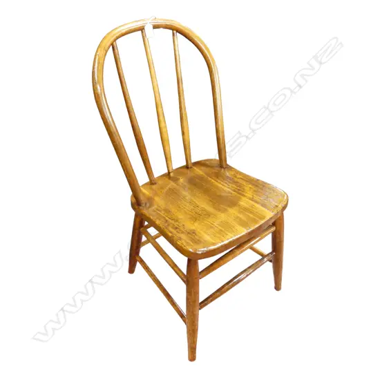 EARLY 20thC SPINDLE BACK CHAIR H.890mm